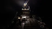 A bird's eye view at the deck of the Wizard.