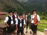 Die "6-Egg Musi" an der Saletalm am Königssee.