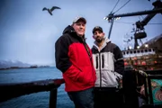 (l to r) Captain Casey McManus and Josh Harris of the Cornelia Marie.