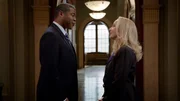 L-R: Jordan Peele, Hillary Clinton (Kate Burton)