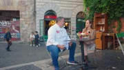 Sasa Schwarzjirg in Rom, im Ausgehviertel Trastevere kennen: Trappezzino.