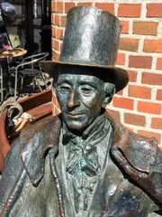 Statue von Hans Christian Andersen.