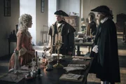 L-R: Marianne (Alžběta Malá), Joseph II. (Aaron Friesz), Karl (David Melník), Van Swieten (David Švehlík).