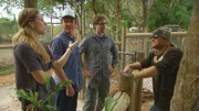 Florida, USA: Erin Ryder, James Fox und Ben McGee besprechen die Ermittlungen mit Jonny Cobbler.