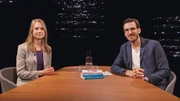 Sternstunde Philosophie Wie politisch sind Gefühle, Maren Urner? Maren Urner und Moderator Yves Bossart  Copyright: SRF