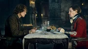 John William Grey (David Berry, r.) und Jamie Fraser (Sam Heughan)