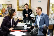 Lässt Jenny (Kaja Schmidt-Tychsen, r.) sich von Richard (Silvan-Pierre Leirich) überzeugen, Niclas' (Ron Holzschuh) Idee eine Chance zu geben?