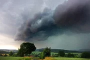 Der Sturm - Tiere bei Blitz und Donner Wenn ein Unwetter heranzieht und sich der Himmel unter der drohenden Wolkenfront grünlich verfärbt, ist das ein Warnzeichen. Oft bringen solche Gewitter Hagel mit sich.