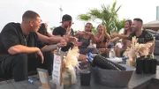 Nicolas Nizou (l.), Gigi Birofio (3.v.l.), Cecilia Asoro (m.), Paola Parente (2.v.r.), Fabio De Pasquale (r.)