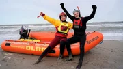 Checker Julian und Rettungsschwimmerin Friderike