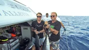 Robert (re.) hat auf der Indigo Star Spaß beim Fischen