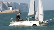 James May auf dem Meer.