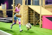 Daria Amélie Tümpfel mit ihrem Sheltie Willy in Runde 1.