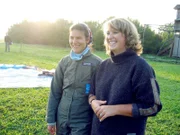 Die Ziehmütter Tanja Hampel und Martina Schiestl.