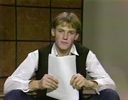 Peter Resetarits als Moderator bei der Sendung Ohne Maulkorb in 1980ern.