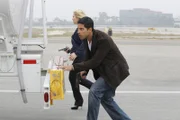 Calleigh Duquesne (Emily Procter, l.); Eric Delko (Adam Rodriguez, r.)