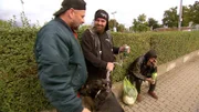 Durch Zufall trifft Olaf (li.) Paddy und Opa auf der Straße.