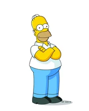 In einer rauen Schale steckt oft ein fauler Kern: Homer Simpson.