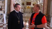 Harry Prünster im Gespräch mit Abt Bruno Hubl in Stift Admont.