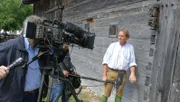 Markus Wasmeier bei den Dreharbeiten zum Film.