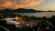 Die „Starnacht am Wörthersee“ findet in der Klagenfurter Ostbucht in Kärnten statt.