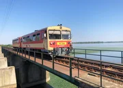 Über den Theiß-Stausee – westlich von Debrecen.
