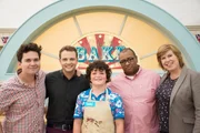 (v.li.): Sam Nixon, Mark Rhodes, Isaac, Graham Hornigold, Allegra McEvedy.