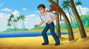 Bernhard Blocksberg findet sich auf einer Südseeinsel wieder.