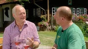 Harry Prünster beim Buschenschank Eckfastl in Hollenegg Steiermark.
