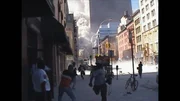 People on street trying to outrun the dust cloud. (The CameraPlanet Archive)