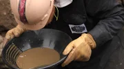 Jimmy Dorsey pans for gold.