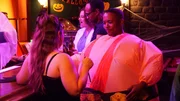 Tim in Halloween costume. Re-cre actors