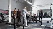 Doch dann findet Roswitha Prinzler (Silke Matthias, M.) nach intensiver Arbeit am Tatort entscheidende Beweise, die die Ermittlungen komplett in Frage stellen. Wird die SOKO (Katharina Blaschke, l., Udo Kroschwald, 2.v.l., Dominic Boeer, 2.v.r., Claudia Schmutzler, r.) nun den wahren Täter finden?
