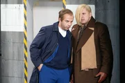 Im Bild (v.li.): Andrey Zhilikhovsky (Achilla), Yuriy Mynenko (Tolomeo).