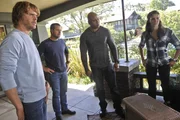 Ein Mord an einem Obdachlosen beschäftigt Callen (Chris O'Donnell, 2.v.l.), Sam (LL Cool J, 2.v.l.), Kensi (Daniela Ruah, r.) und Deeks (Eric Christian Olsen, l.) ...