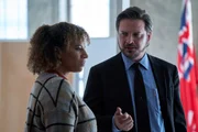 l-r: Sabryn Rock (Connie Walker), Detective Sergeant Henry Graff (Aden Young)
