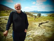 Lojze Wieser am Aoos-See.