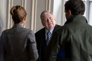 Oberstaatsanwalt Bernd Reuther (Rainer Hunold, M.), Kommissarin Kerstin Klar (Fiona Coors) und Kommissar Christian Schubert (Simon Eckert, r.) ermitteln wieder gemeinsam in einem Mordfall.