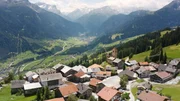 Die Ortschaft Lohn am Schamserberg