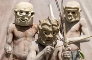 Mit den Augen eines Künstlers und der Neugier eines Ethnologen porträtierte Penn die gespensterhaft stillen, würdevoll aussehenden Krieger Papua-Neuguineas.