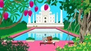 Mouk und Chavapa sind beim Taj Mahal angekommen.