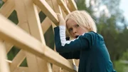 Raymond (Bjørn Isak Winther) erleidet fürchterliche Höhenangst, als er das Hindernis von Tundras Trainings-Parcours überwinden soll.