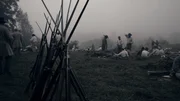 Die Soldaten ruhen sich aus.