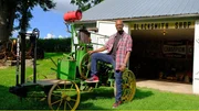 In Iowa existiert noch einer der ersten Traktoren mit Benzinmotor, ein "Froelich".