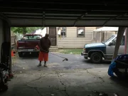 In der Garage