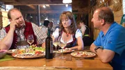 Harry Prünster in Sepp’s Berglermühle mit Familie Pail.