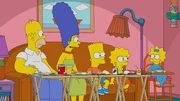 Homer, Marge, Bart, Lisa, Maggie