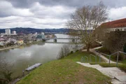 Blick vom Linzer Schloss in Richtung Urfahr.