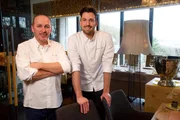 Patron Erich Lukas mit seinem Sohn Philipp (Restaurant Verdi).