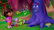 Dora (l.), Boots (2.v.l.), Tall Tale Tree (r.)